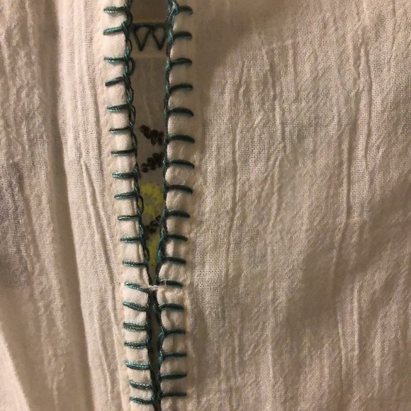 Aerie Embroidered Cotton Shirt - Picture 7 of 11